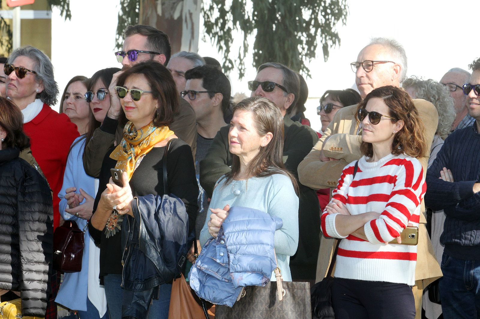 Inauguración de la escultura del artista onubense Víctor Pulido 'Imago', en imágenes