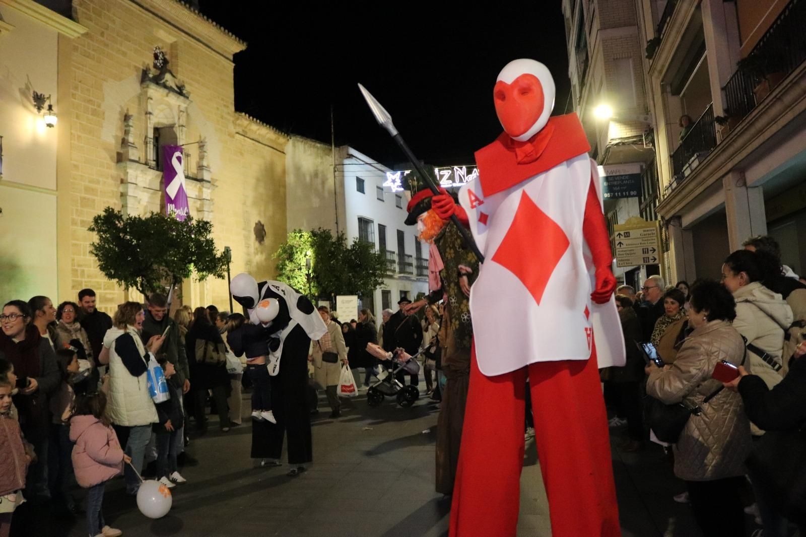 Inauguración del alumbrado especial de Navidad en Montilla