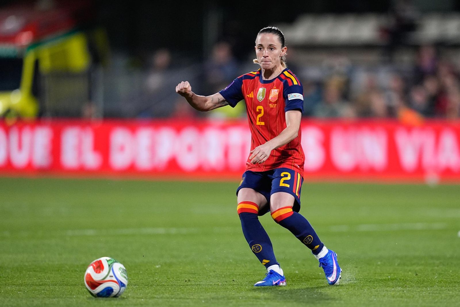 Las fotos del España-Islandia de fútbol femenino