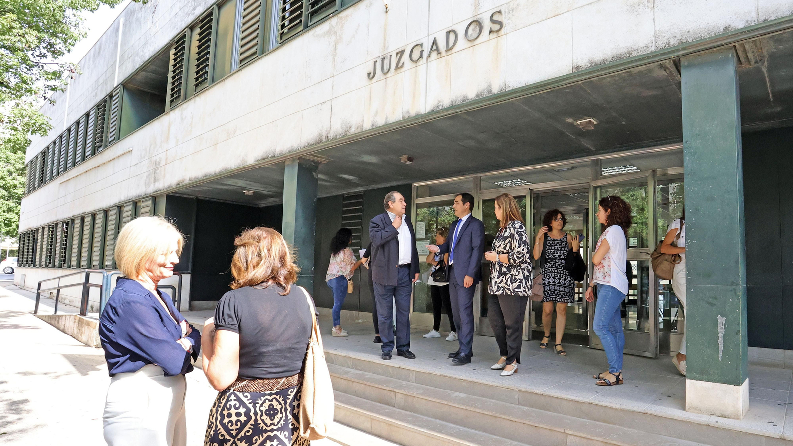 Visita del Consejero de Justicia a los Juzgados de Jerez