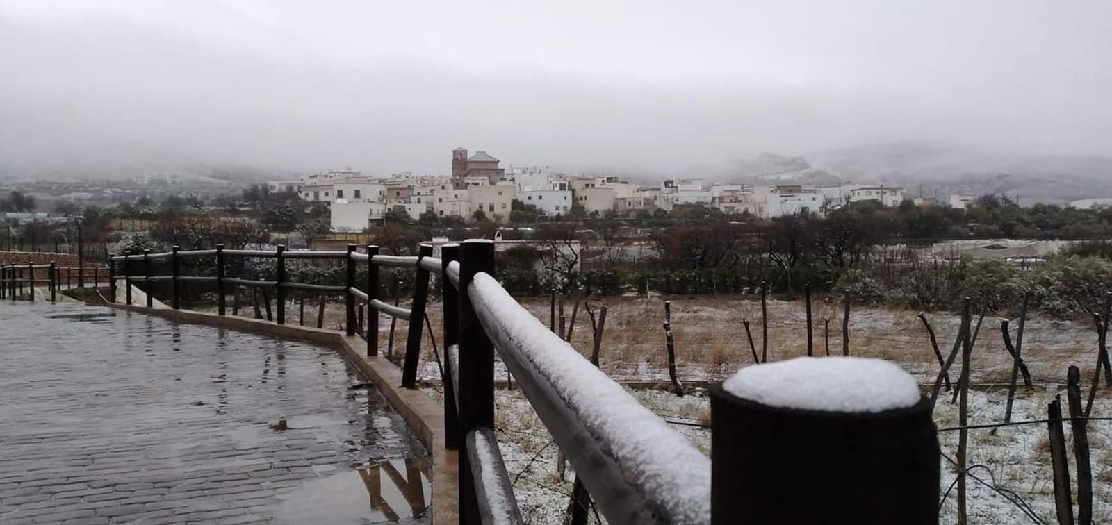 Primera gran nevada en Almería