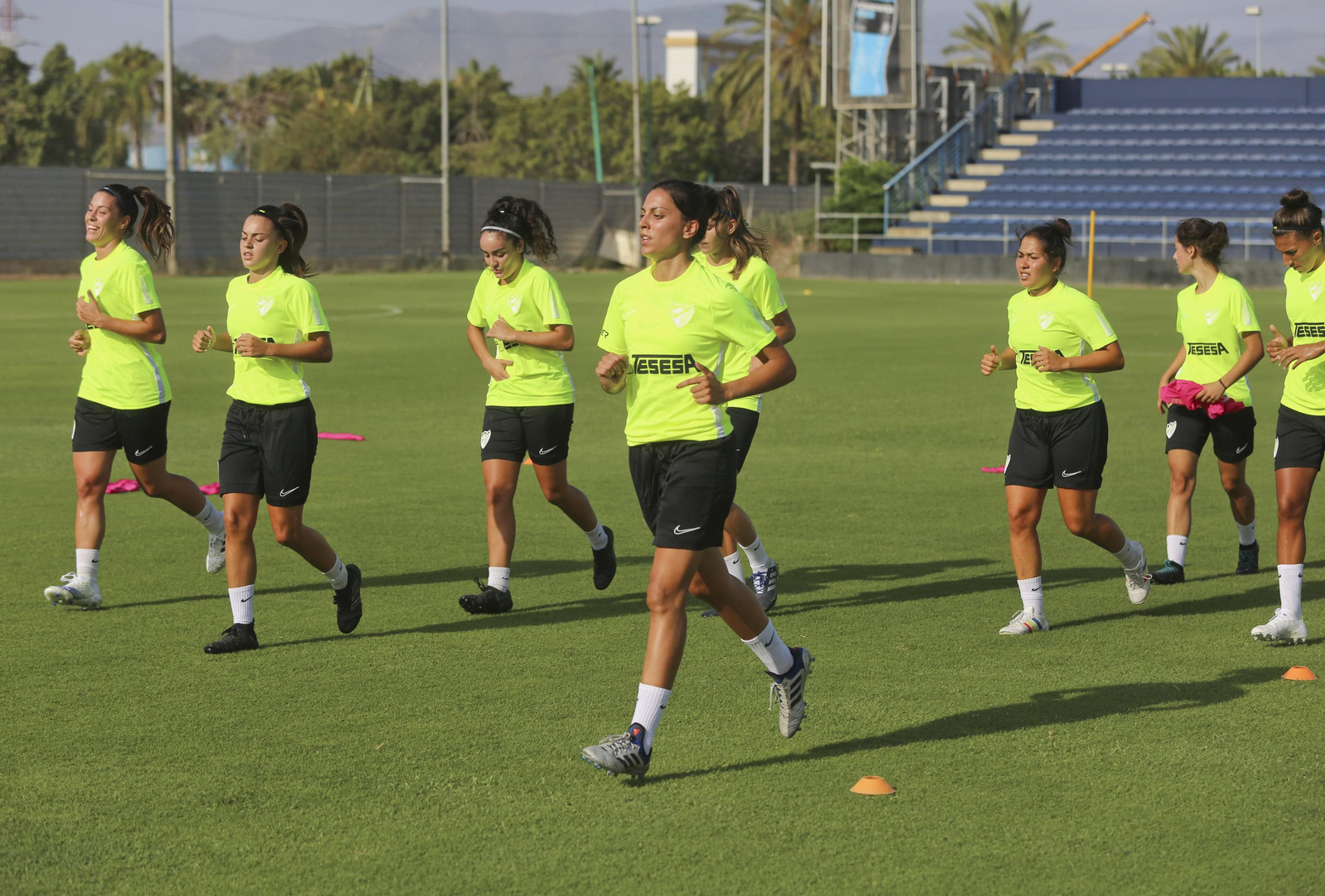 Las fotos del primer entrenamiento de pretemporada del Málaga Femenino