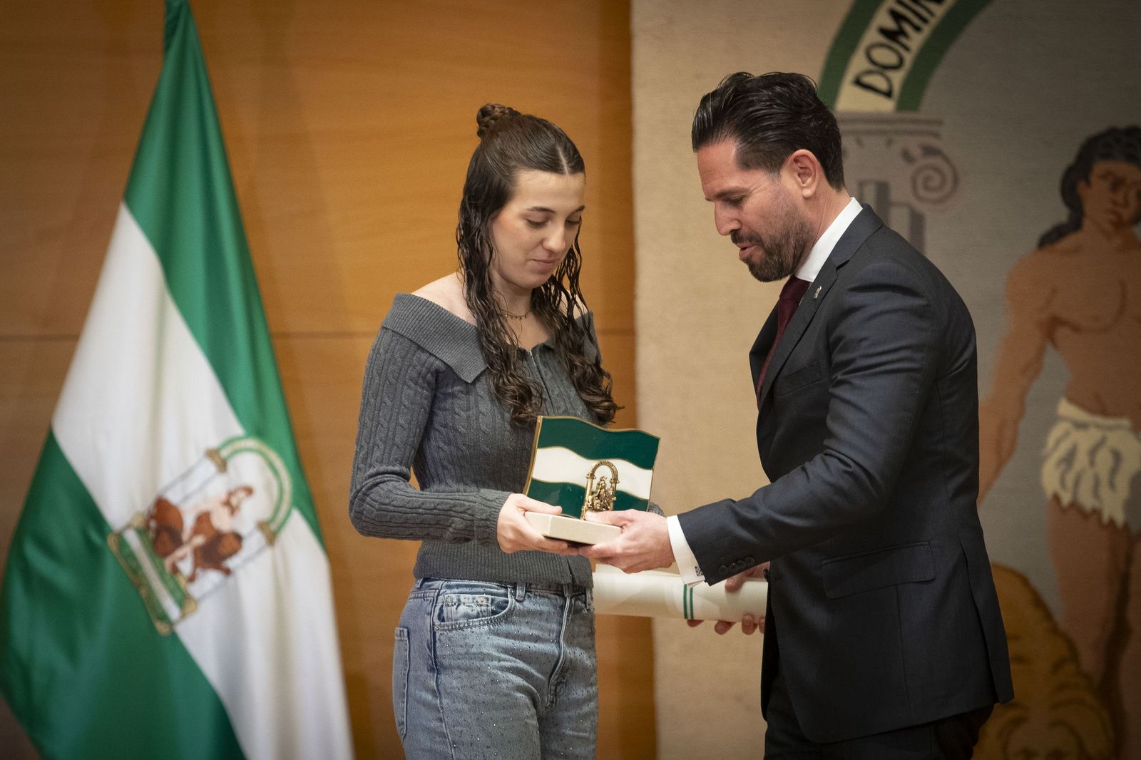 Así ha sido el acto de las banderas de Andalucía celebrado en Granada