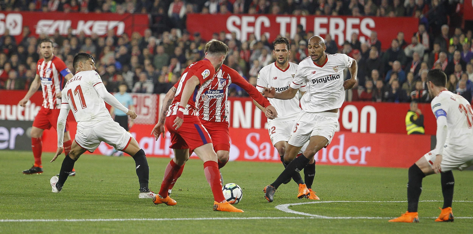Las imágenes del Sevilla-Atlético de Madrid