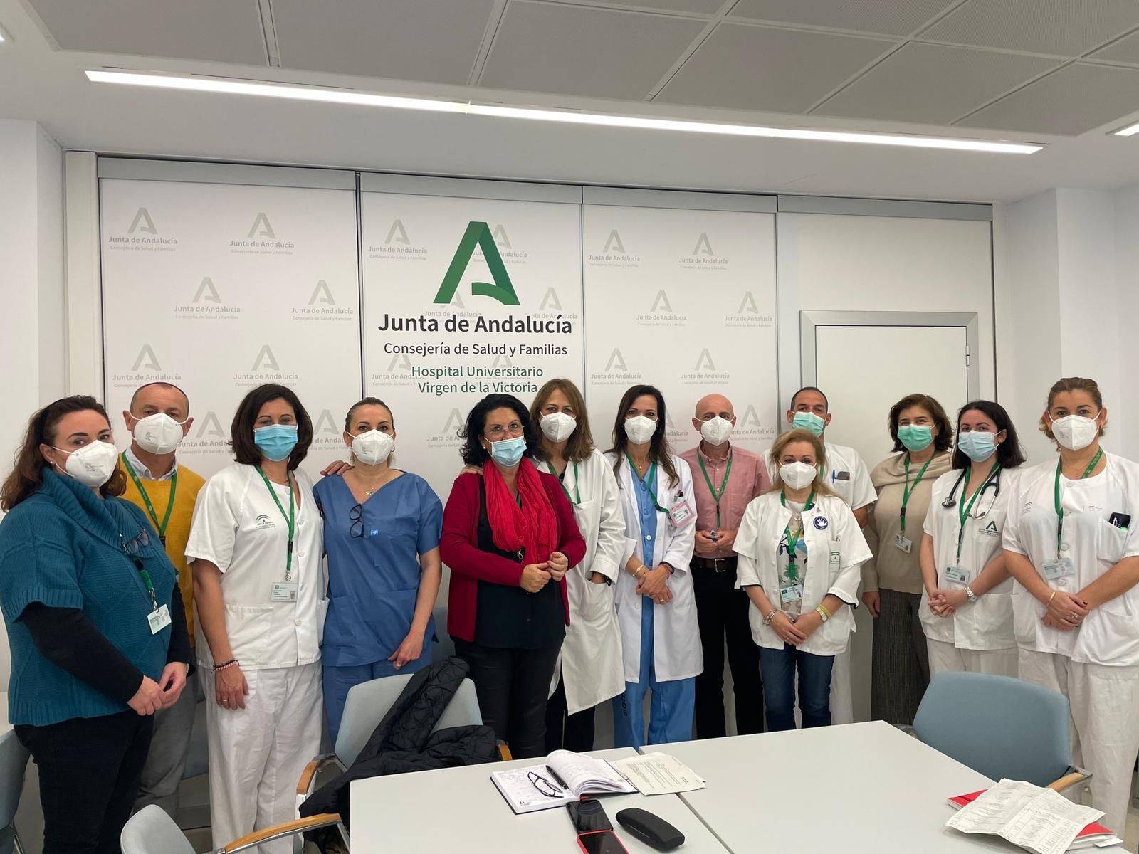 Comisión de Humanización del complejo hospitalario Virgen de la Victoria de Málaga.