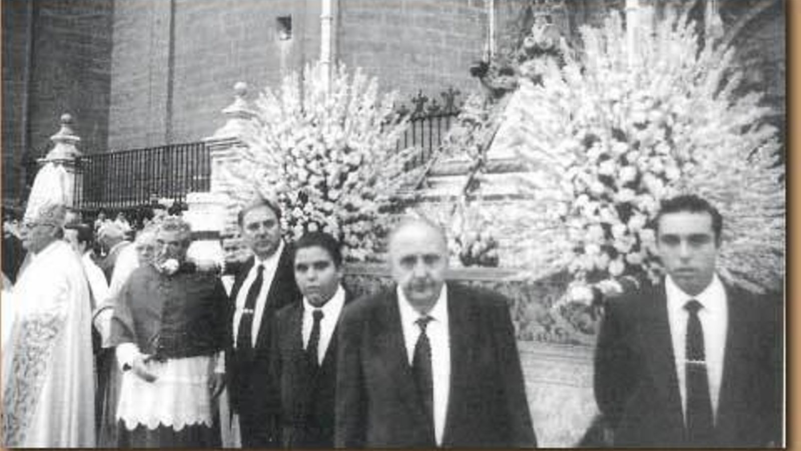 Eduardo Bejarano, Manolo Bejarano y  los nietos Iván y Eduardo en 1996