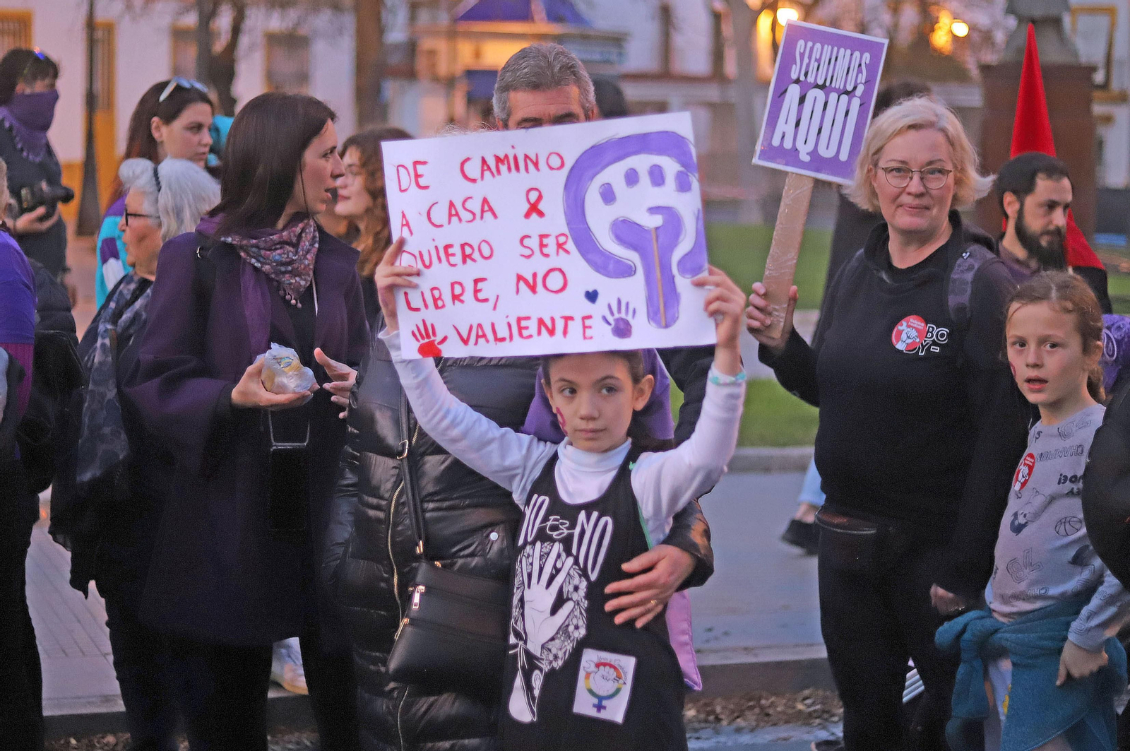Imágenes de la manifestación del 8 de marzo, Día Internacional de la Mujer