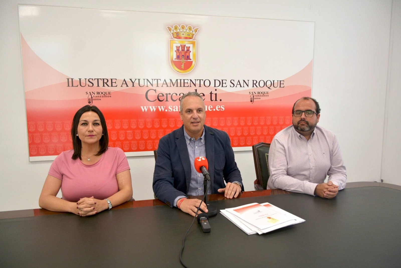 Mercedes Serrano, Juan Carlos Ruiz Boix y Óscar Ledesma.