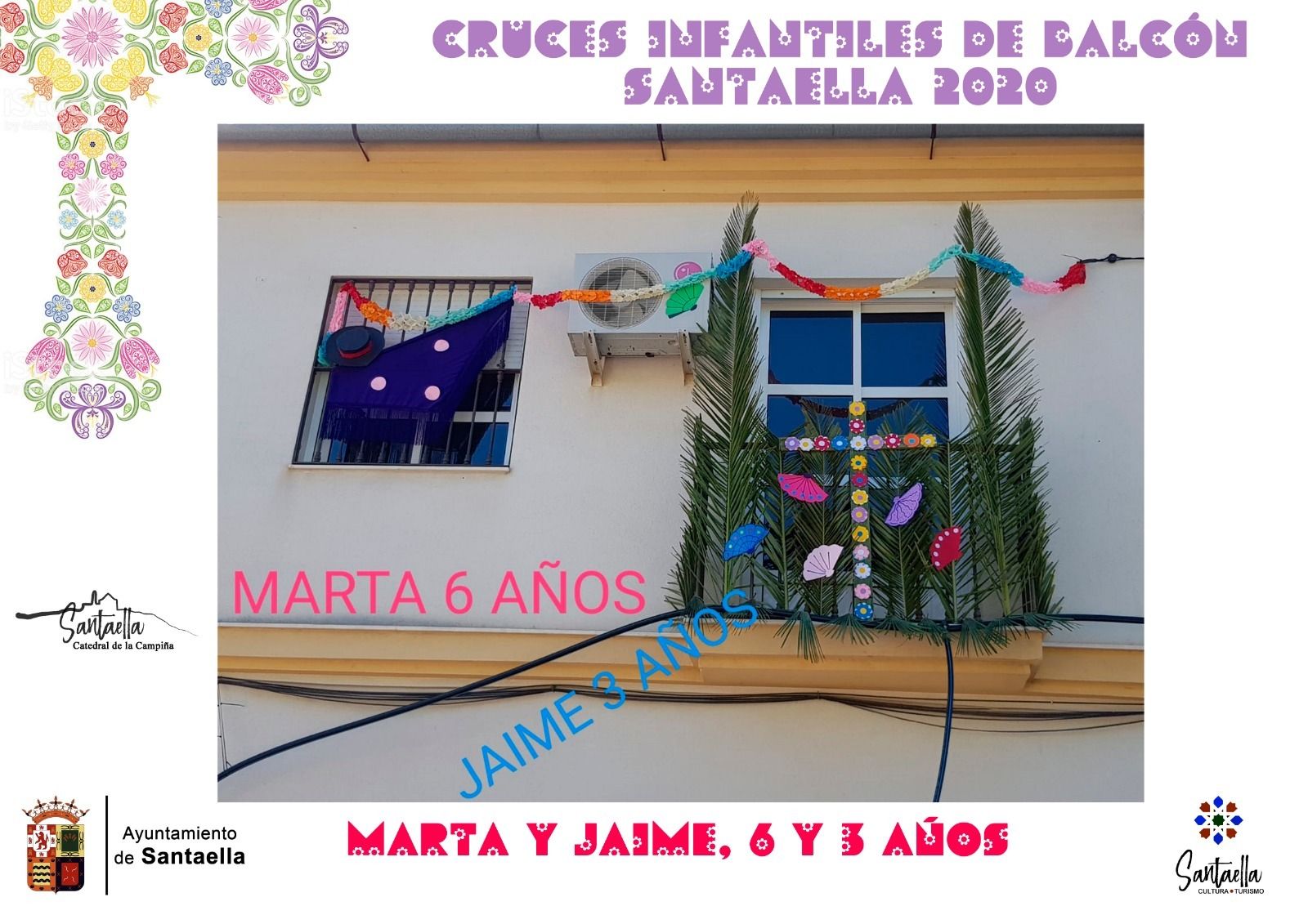 Así son las Cruces de Mayo de los niños de Santaella