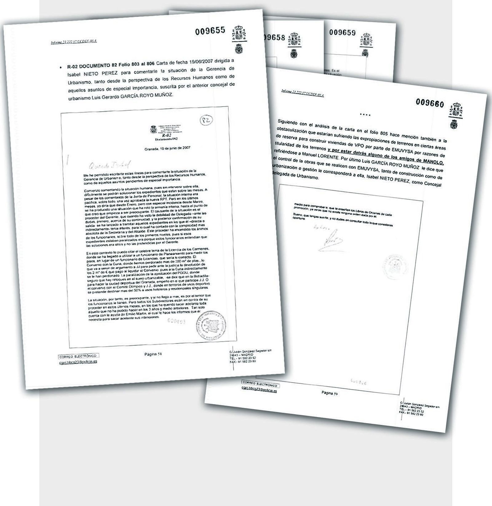 La carta de despedida de García-Royo: "Querida Isabel, ten mucho cuidado"