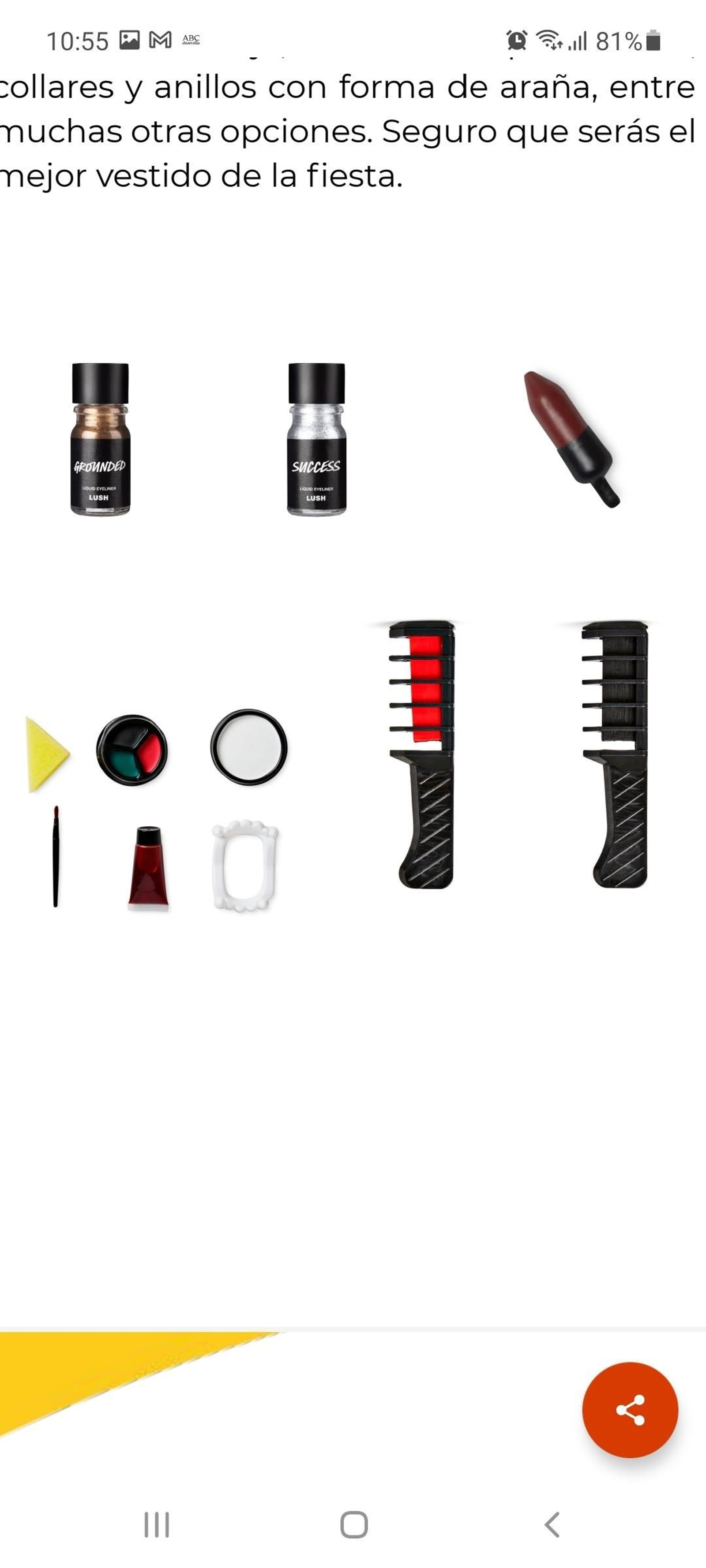 Maquillaje para Halloween.