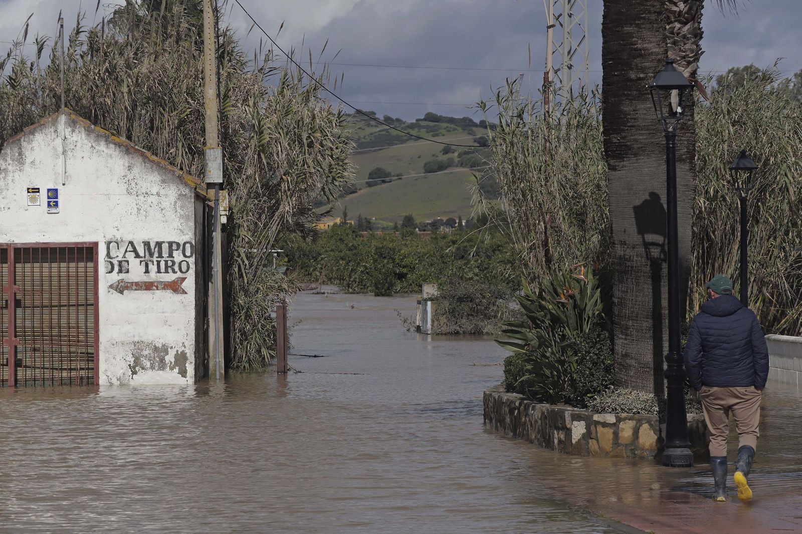 San Martín del Tesorillo después de la borrasca Marta, en imágenes
