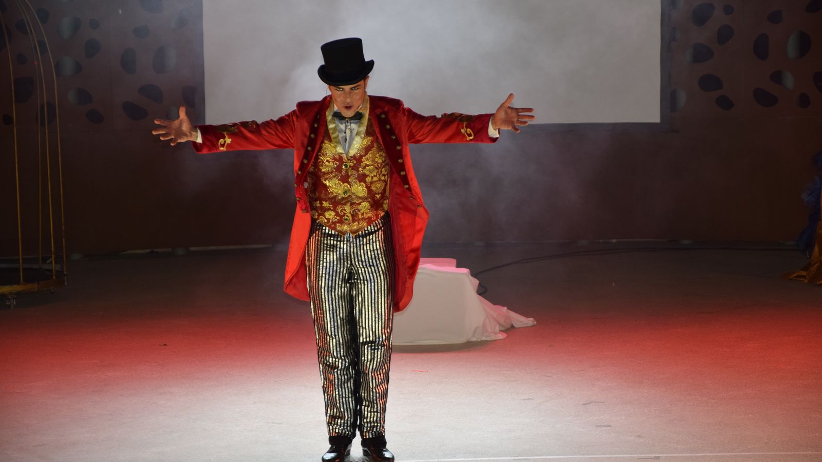 Uno de los momentos del espectáculo.