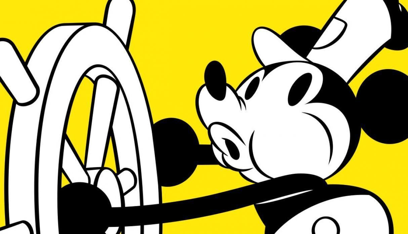 Mickey en 'Steamboat Willie', 1928