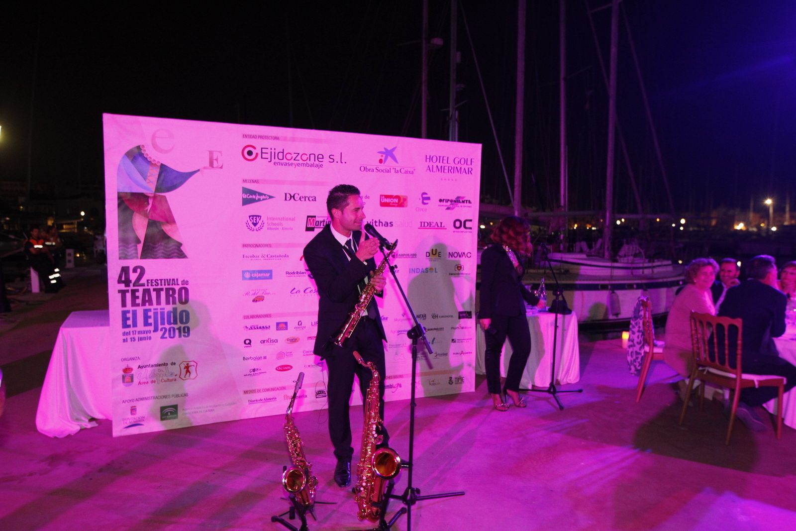 Fotogalería Teatro Comestible. Festival Teatro El Ejido. Puerto Almerimar