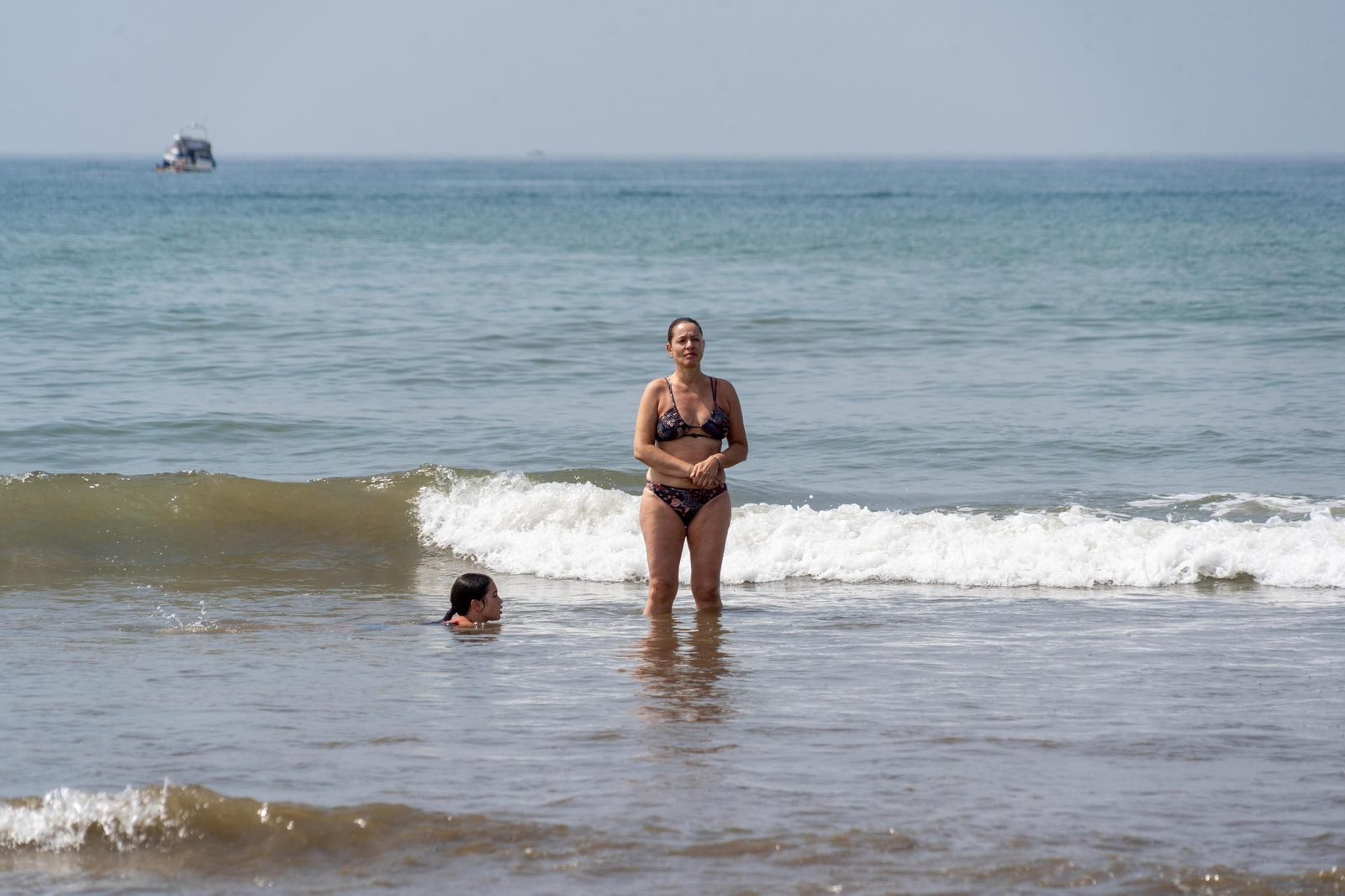 El ambiente de las playas de Huelva el domingo 24 de agosto
