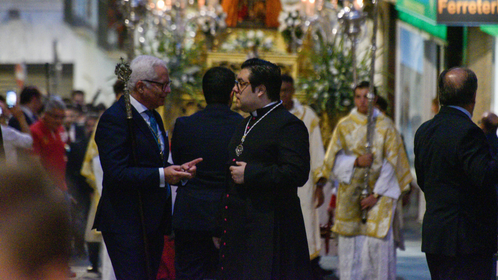 Procesión de La Virgen del Rosario de Europa en Algeciras