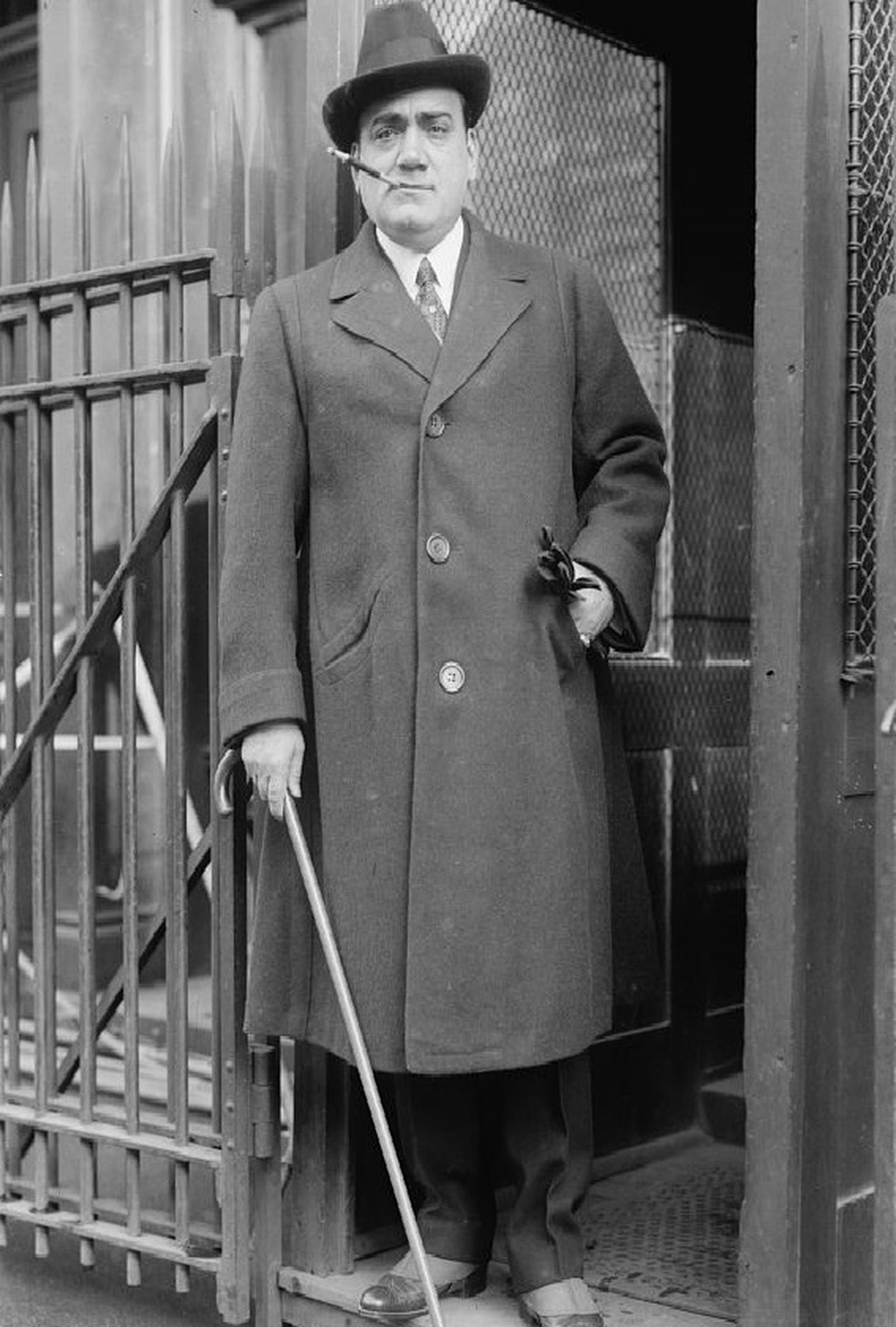 El tenor napolitano Enrico Caruso (1873-1921).