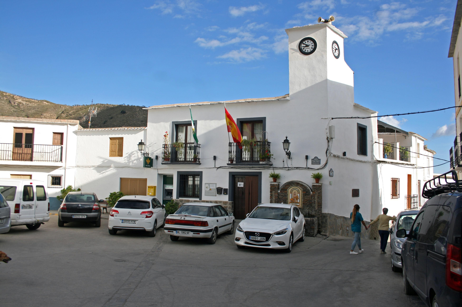 Plaza de la Constitución de Picena, en el Ayuntamiento de Nevada