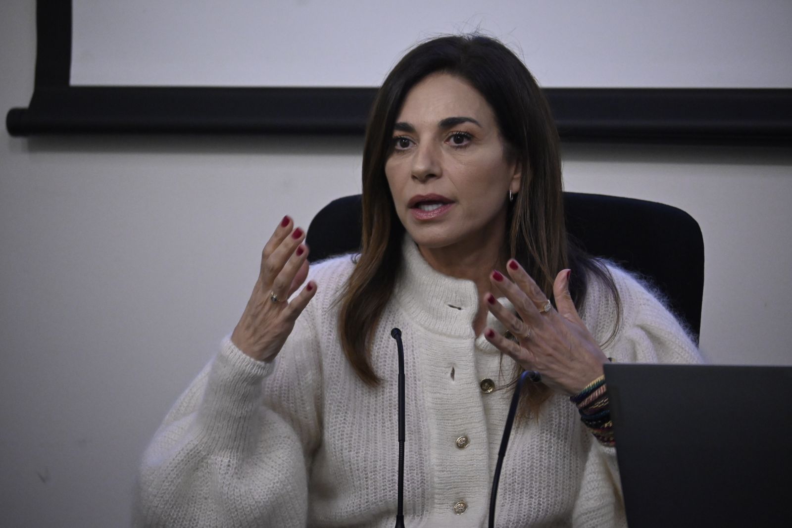 Mariló Montero imparte la charla 'una vida dedicada al periodismo' en imágenes