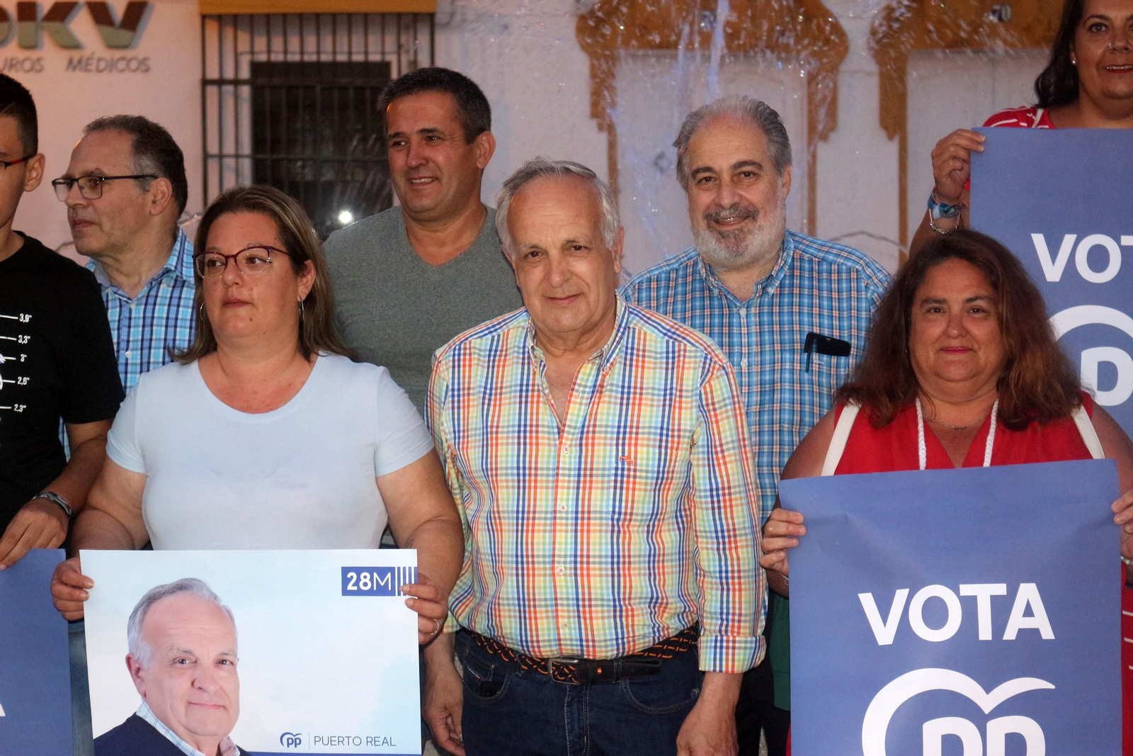 Las imágenes del comienzo de la campaña electoral en Puerto Real