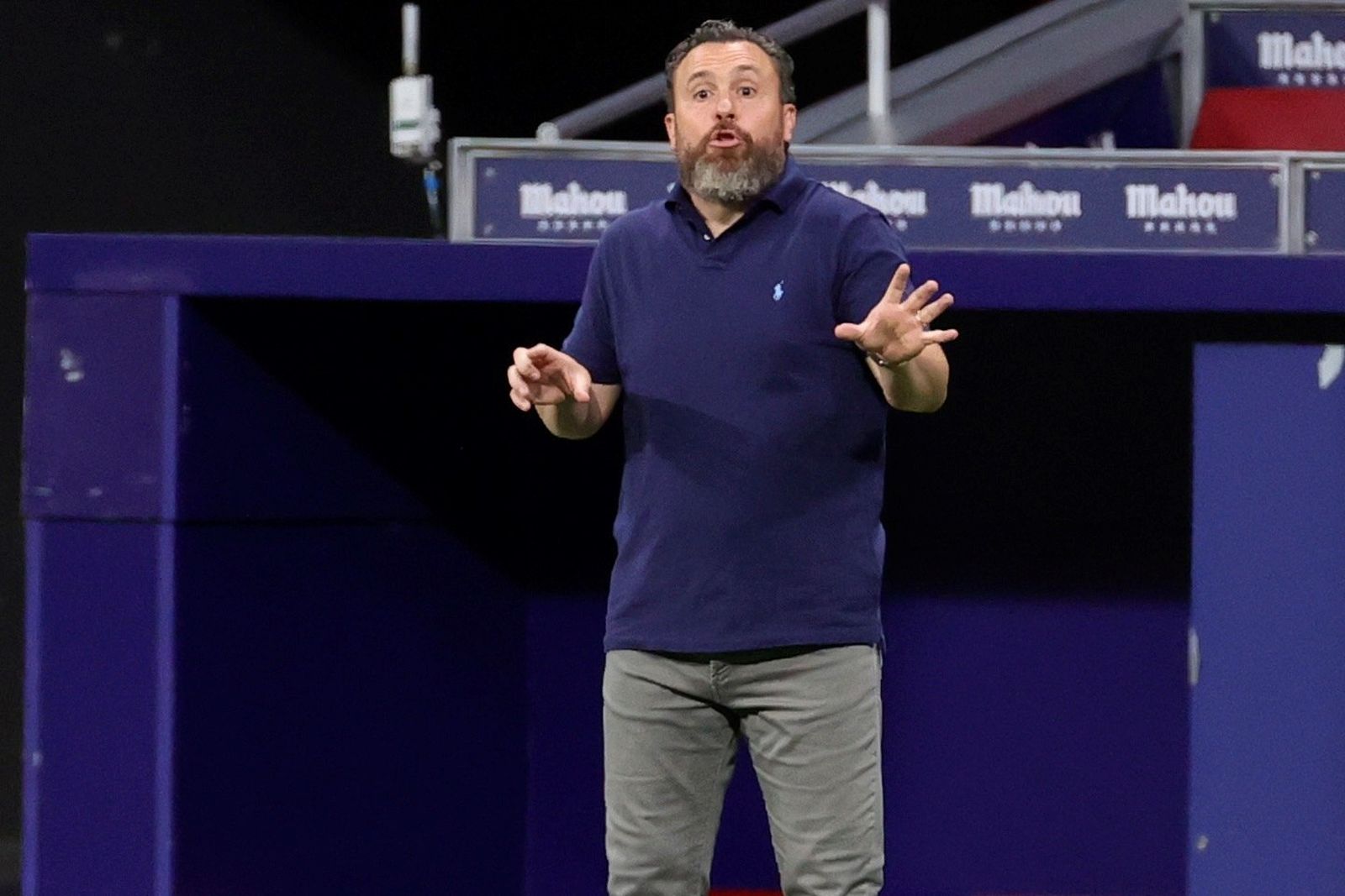 Sergio González, en un partido de la presente temporada.