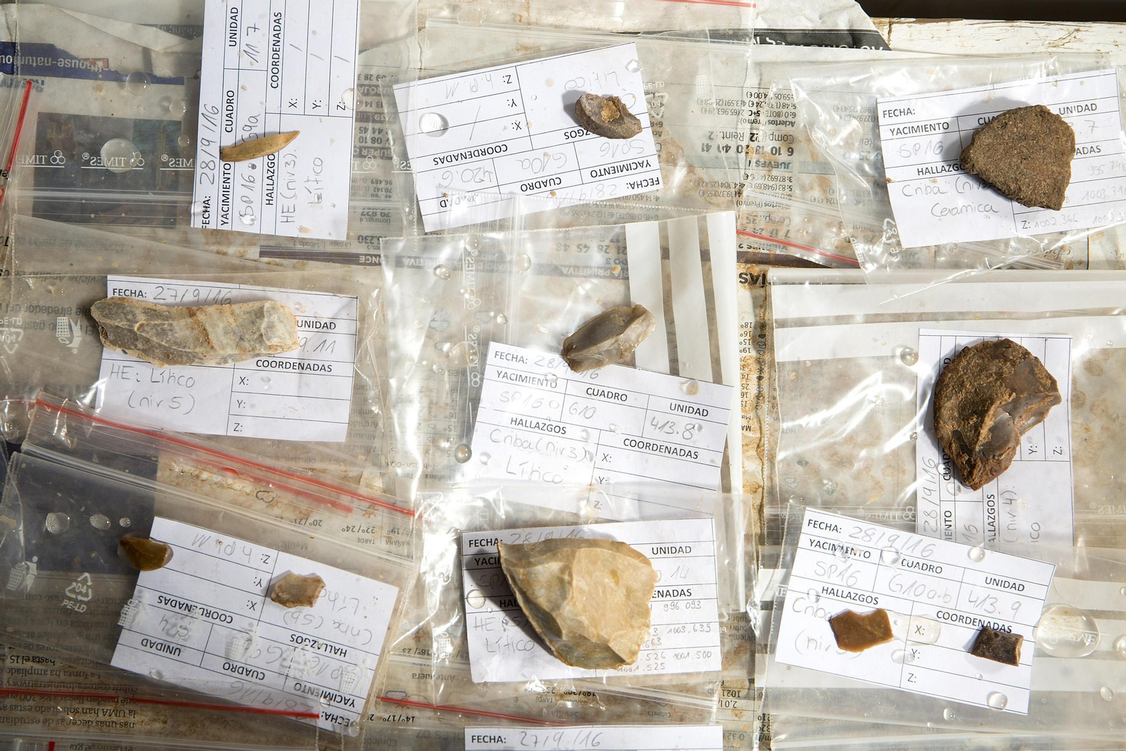 Trabajos realizados en las cuevas de Ardales, en Málaga