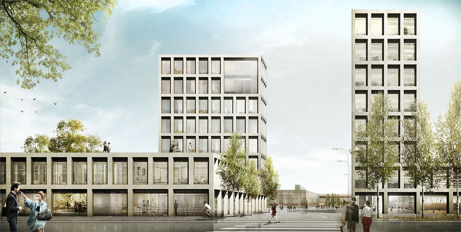 Una de las imágenes del proyecto desarrollado para la ciudad finlandesa de Oulu ganador del primer premio.