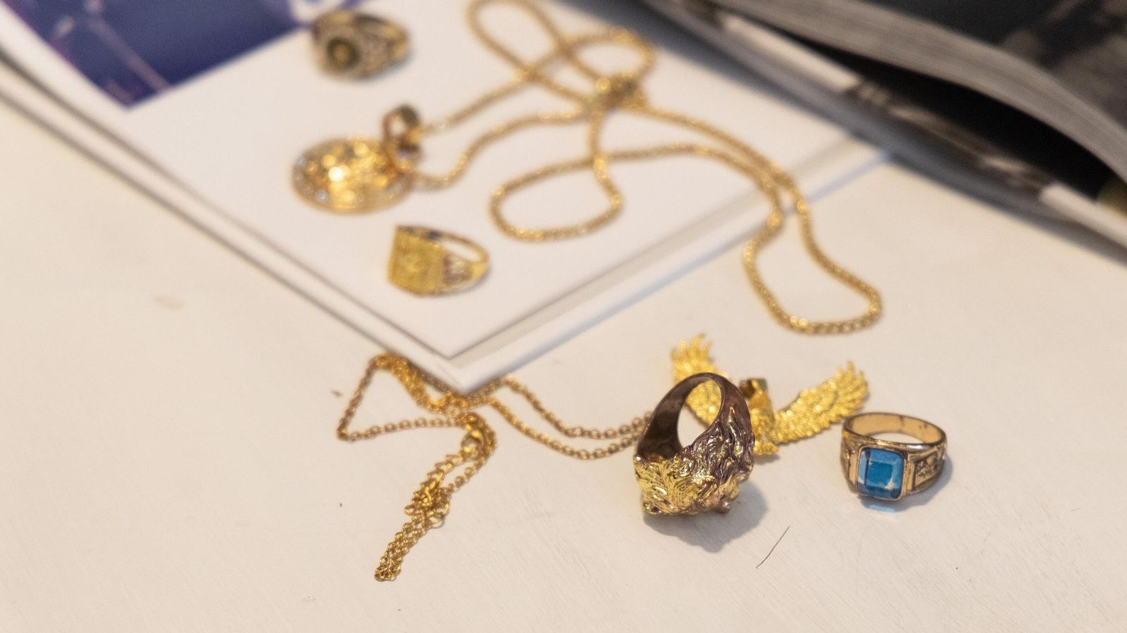 Las joyas de Elvis Presley.