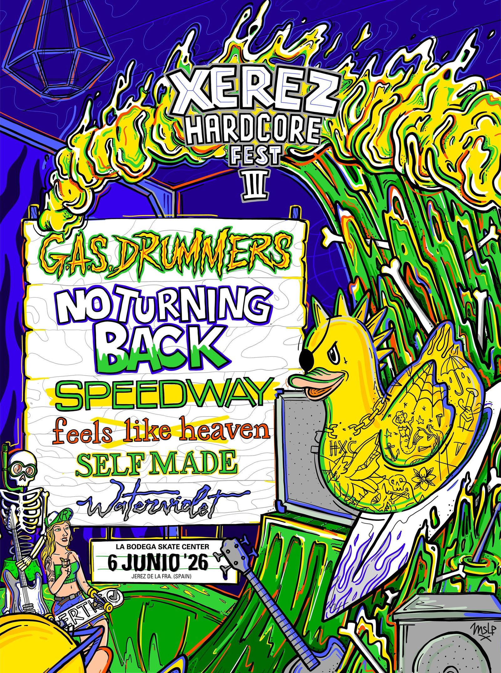 Cartel del III Jerez Hardocore Fest de 2026