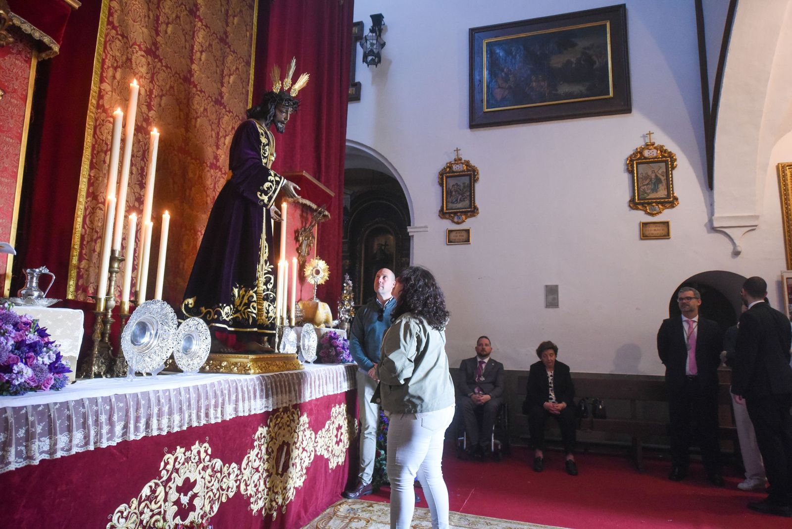 Las fotos del solemne besapiés del Señor de la Humildad y Paciencia de Córdoba