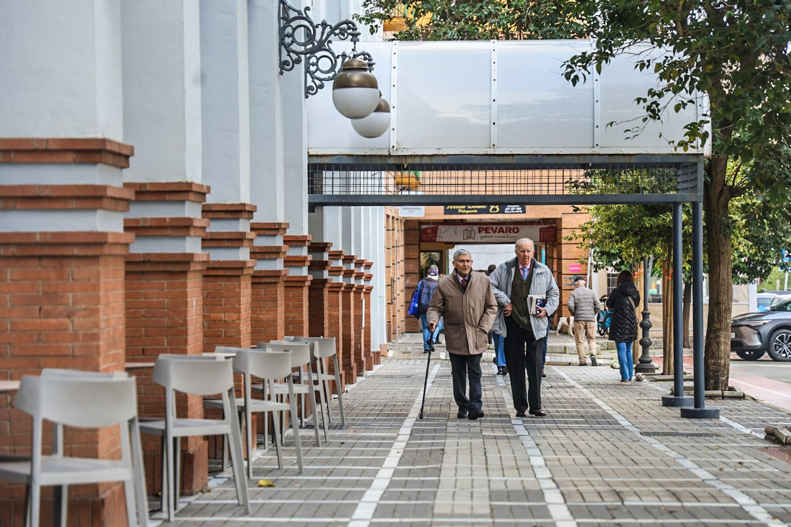 Fotografías de ambiente de frío y lluvia en la ciudad