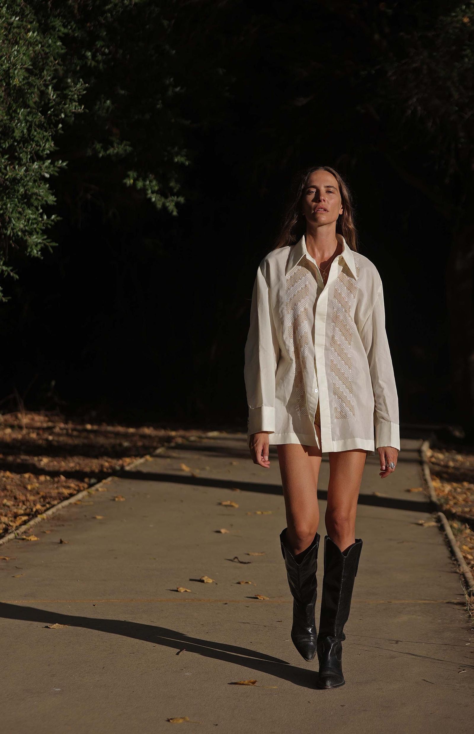 Fotos de Brisa Fenoy en la zona de Getares en Algeciras