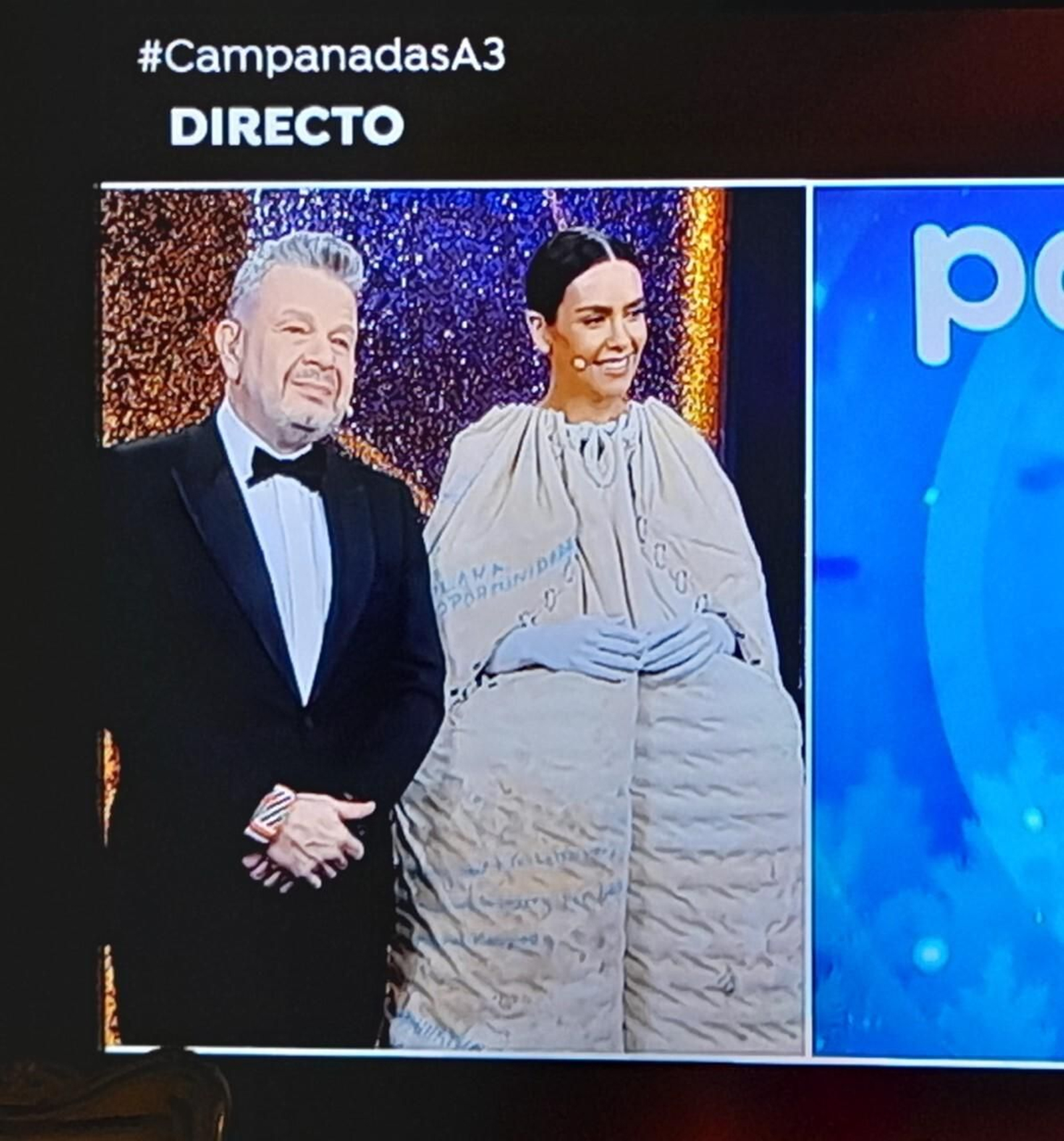 Alberto Chicote y Cristina Pedroche en el inicio de la retransmisión