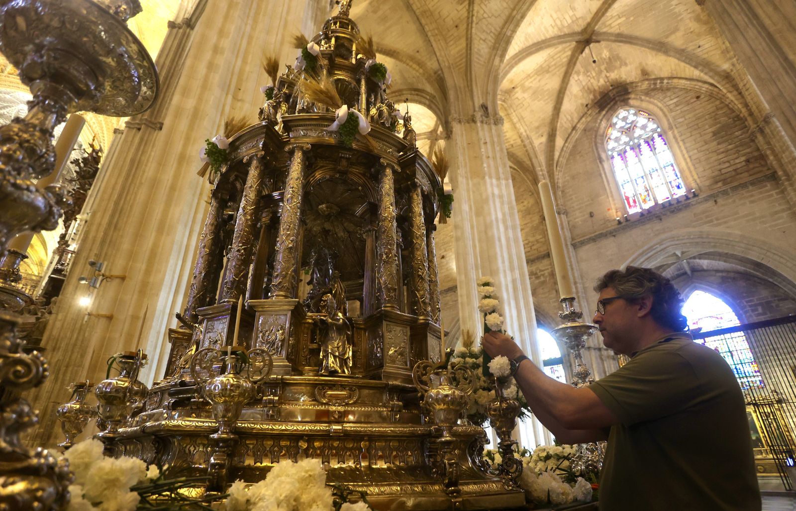 Preparativos del Corpus