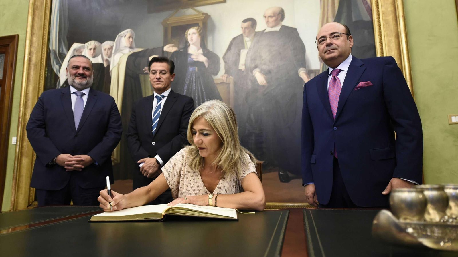 Patricia del Pozo, en el Ayuntamiento.