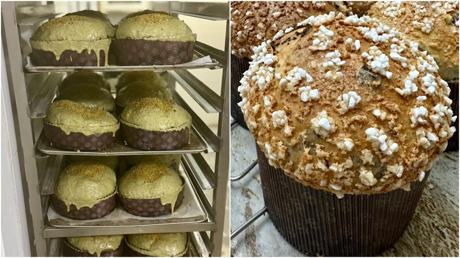 Los panettone del obrador Horno de Leña Martín.