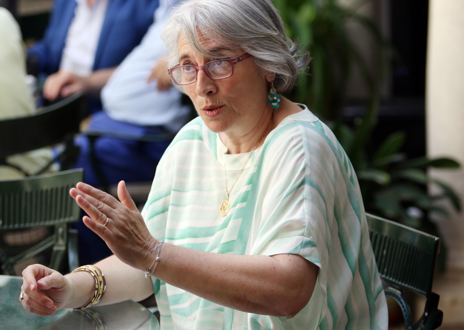 Isabel Romero, durante una entrevista con 'el Día'.