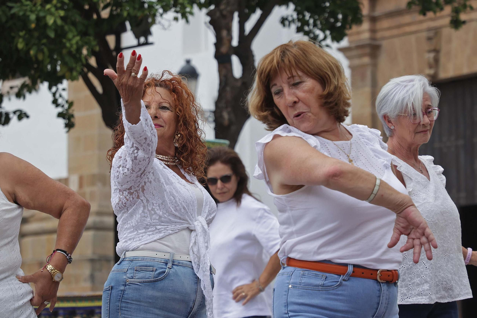Fotos del flashmob flamenco en la Plaza Alta de Algeciras