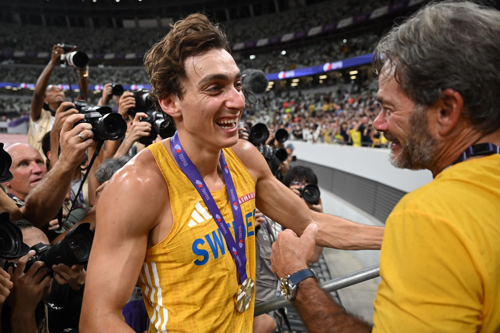 Las fotos del récord mundial de Duplantis y del resto de la jornada