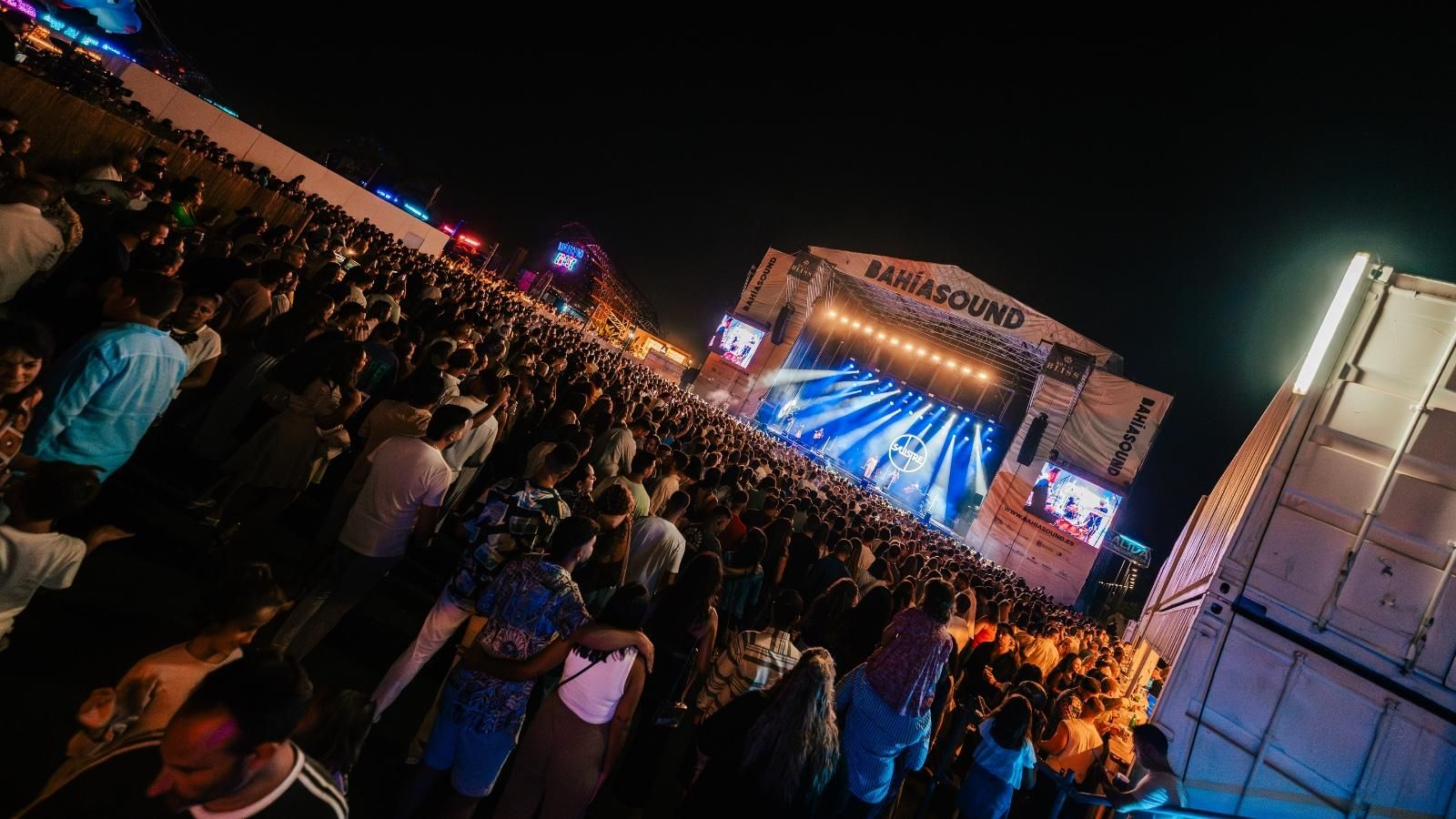 El recinto del festival registró un gran aforo durante el concierto de Salistre.