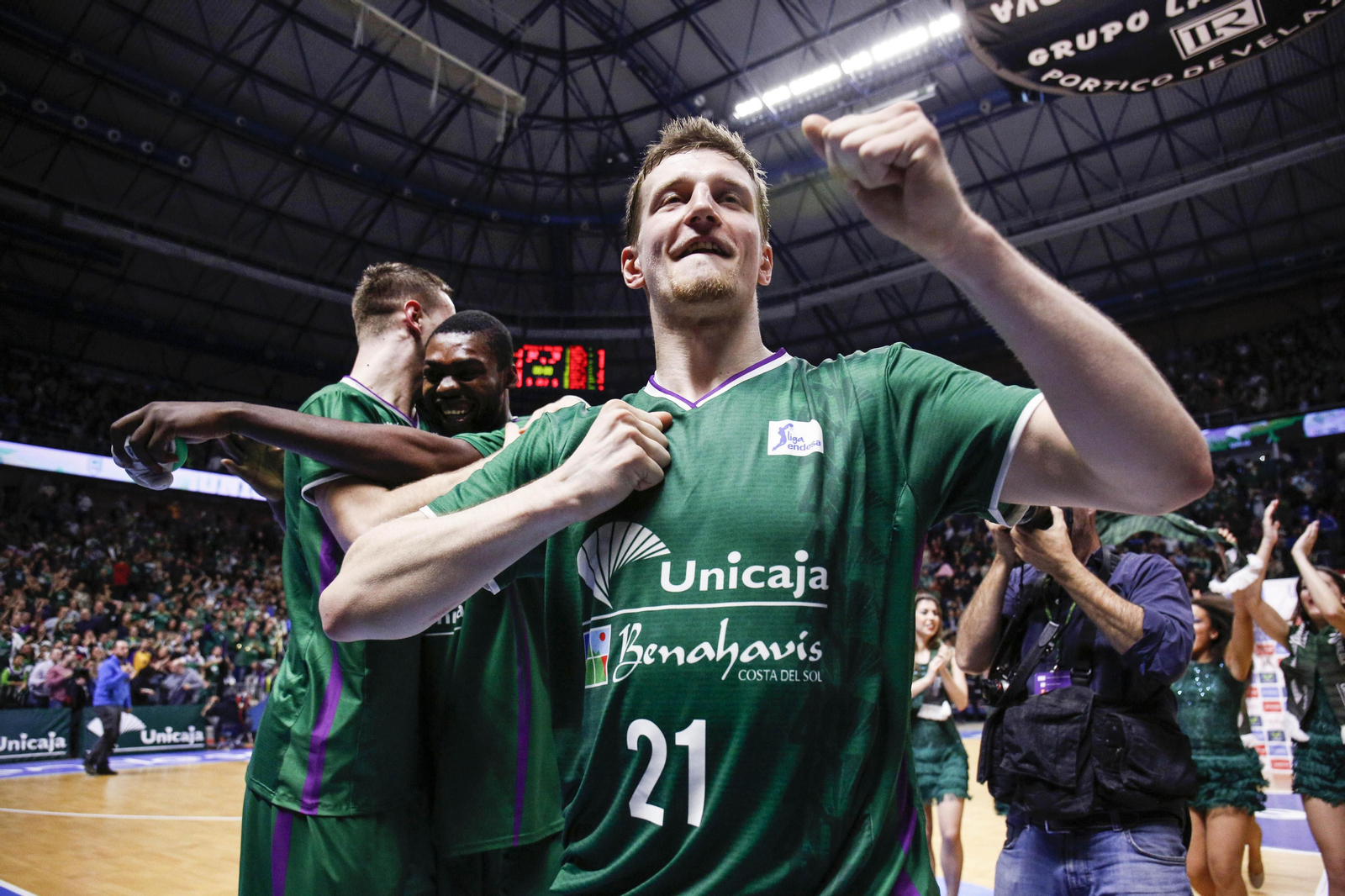 Los cinco años de Adam Waczynski en el Unicaja, en fotos