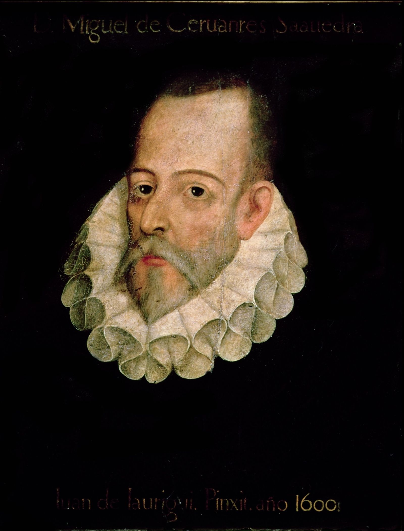 Retrato de Miguel Cervantes.