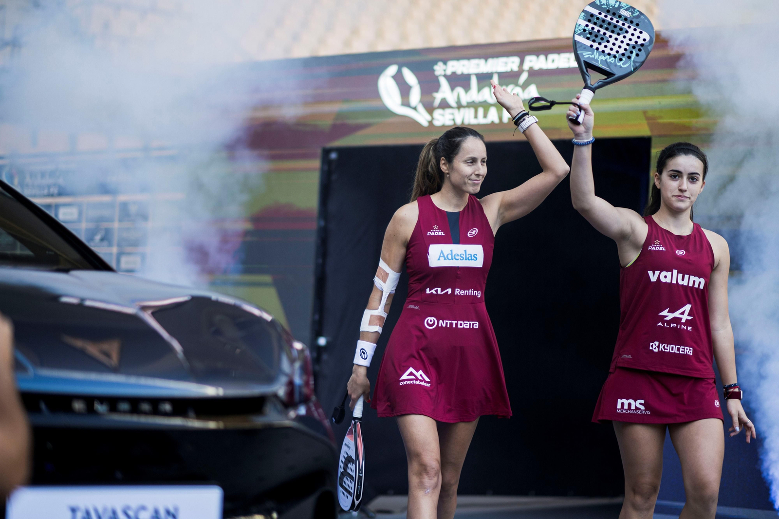 Las mejores fotos de los cuartos de final del pádel en el Estadio de la Cartuja