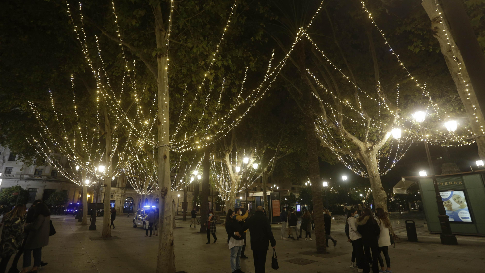Las imágenes del encendido de las luces de navidad en el centro de Sevilla