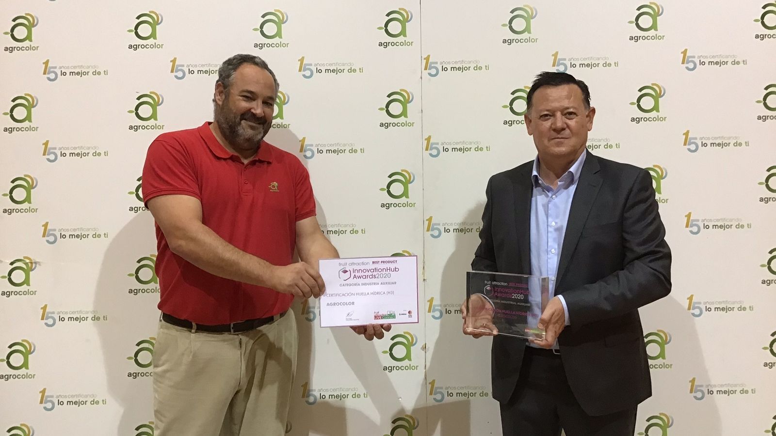 Premio InnovationHub 2020 por su certificación H3 sobre la huella hídrica.