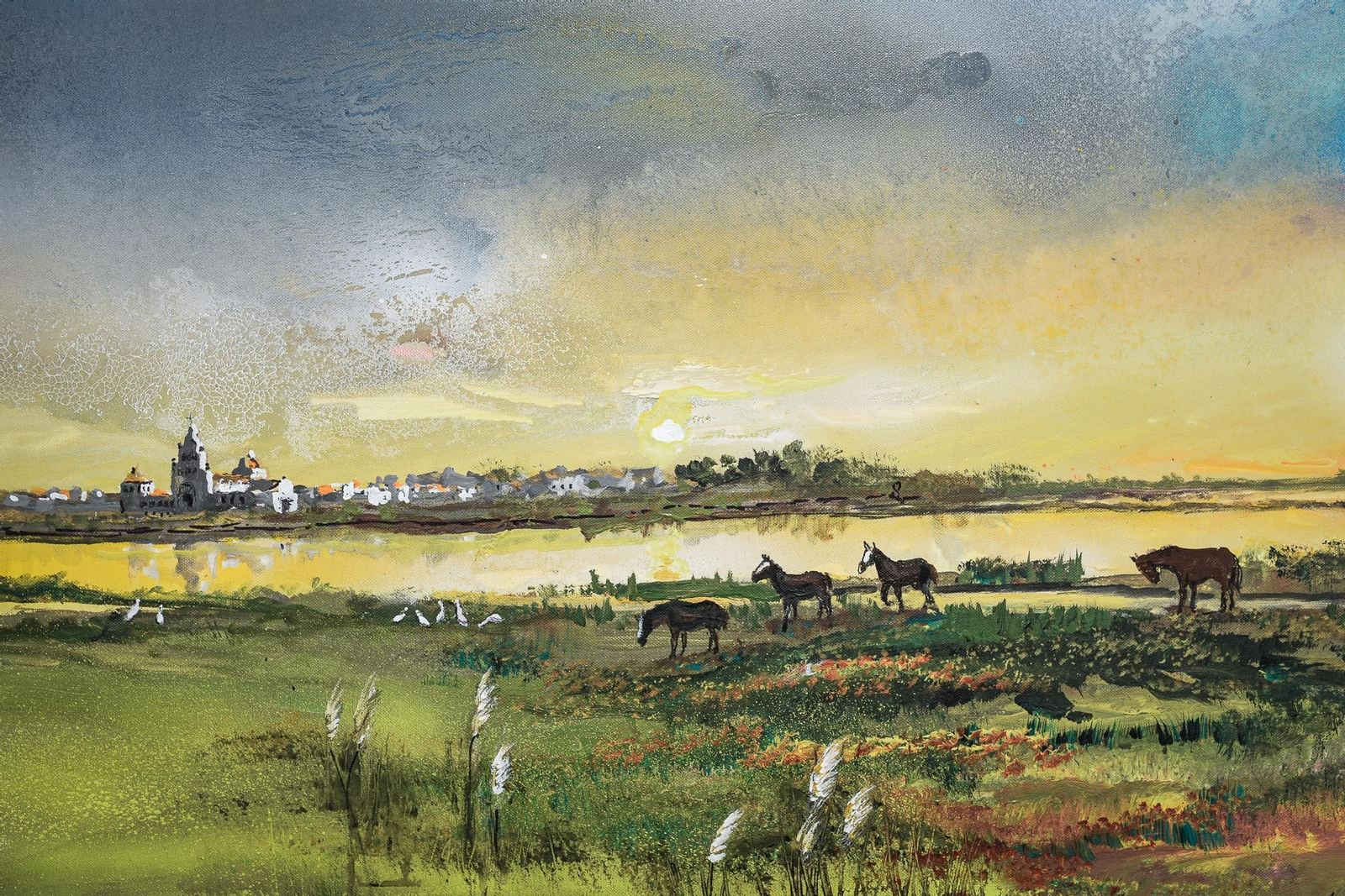 Imágenes de la exposición de Alfonso Aramburu en Caja Rural