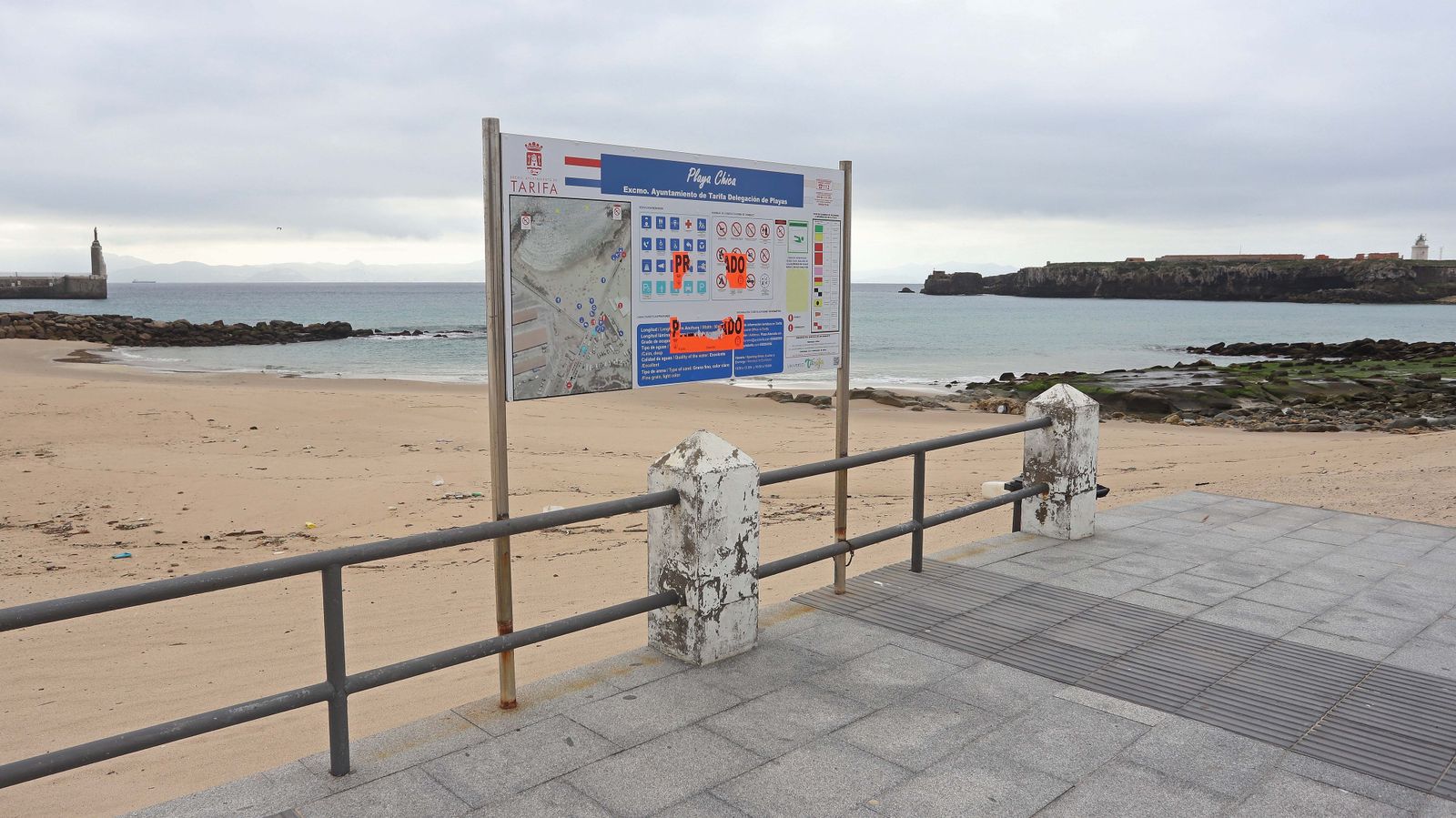 Fotos del confinamiento ante el estado de alarma en Tarifa