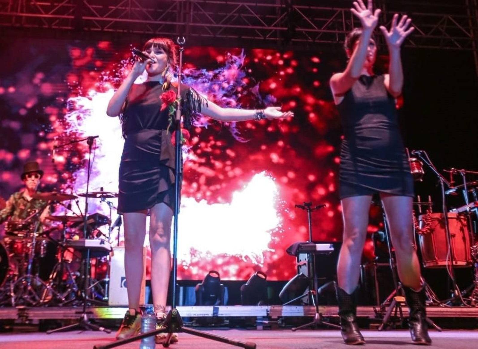 Un momento del concierto de Rozalén, anoche en el Concert Music.