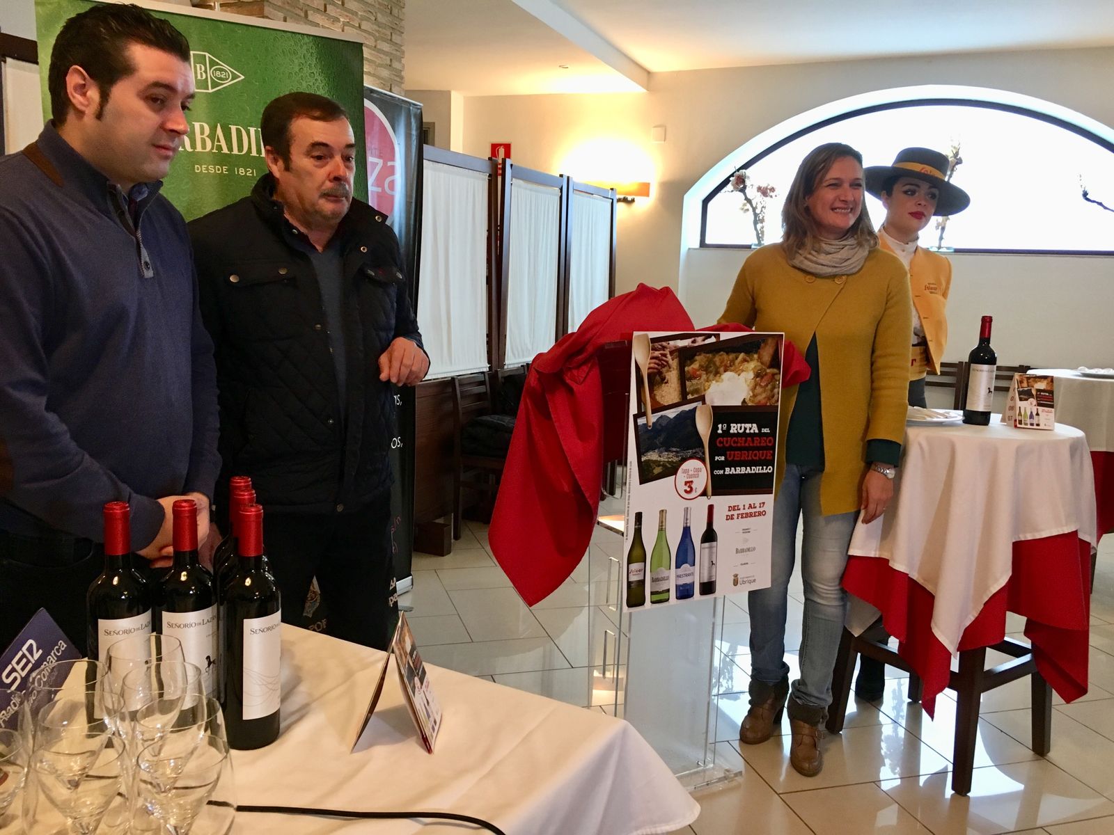 Un momento de la presentación de la Ruta del Cuchareo.